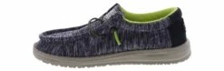 Hey Dude Wally Stretch Boys’ (11-6) Casual Shoe -Hey Dude Shop heydude 40050 410 wallyyouthstretchnavy navy04