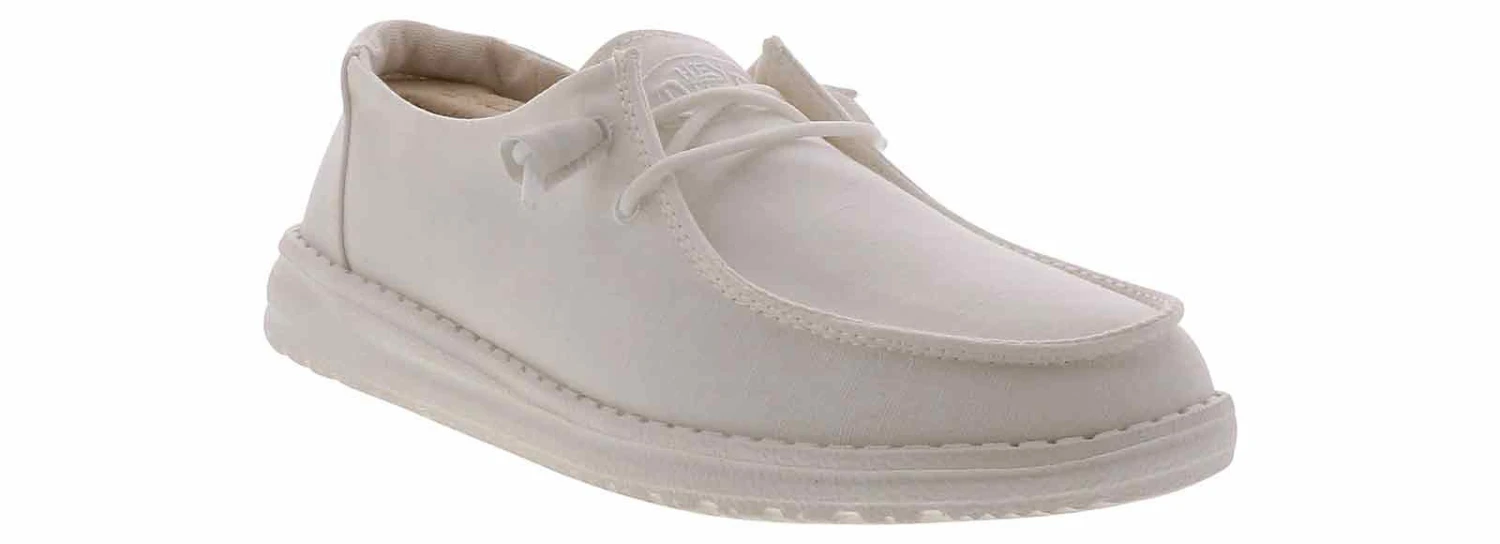 Hey Dude Wendy Slub Canvas Women’s Casual Shoe 1 Hey Dude Wendy Slub Canvas Women’s Casual Shoe