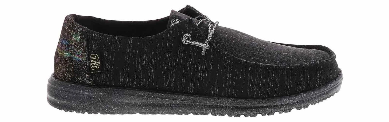 Hey Dude Wendy Glitter Meteor Shower Women's Casual Shoe 2 Hey Dude Wendy Glitter Meteor Shower Women's Casual Shoe - Image 2