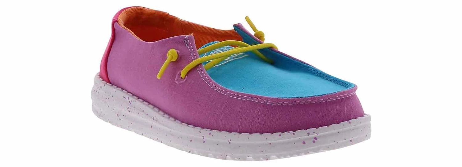 Hey Dude Wendy Youth Slub Color Girls’ (6-10) Shoe 1 Hey Dude Wendy Youth Slub Color Girls’ (6-10) Shoe