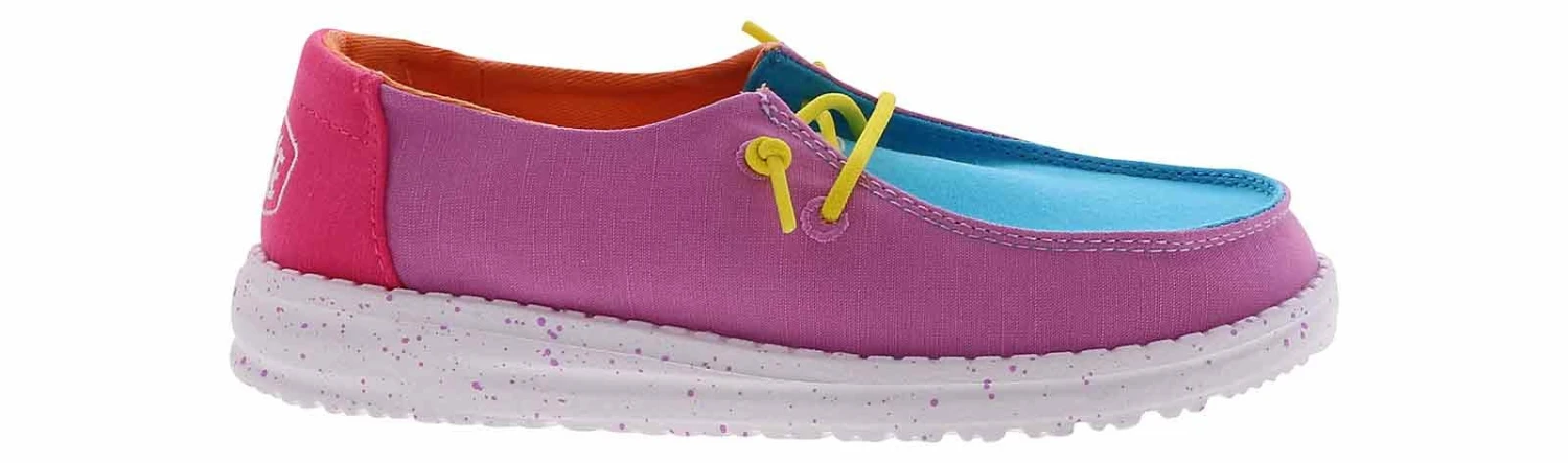 Hey Dude Wendy Youth Slub Color Girls’ (6-10) Shoe 2 Hey Dude Wendy Youth Slub Color Girls’ (6-10) Shoe - Image 2