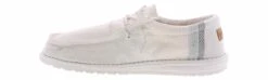 Hey Dude Wally Linen Men’s Casual Shoe -Hey Dude Shop heydude wallylinen 110790160 white204