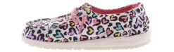 Hey Dude Wendy Youth Girls’ (11-3) Casual Shoe -Hey Dude Shop heydude wendyyouthleopard 130120170 white04
