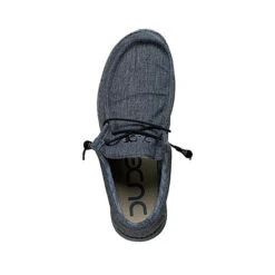 'Hey Dude' Men's Wally L Stretch - Steel -Hey Dude Shop opplanet hey dude wally l stretch mens steel 13 111163200 13 av 1 1024x1024@2x