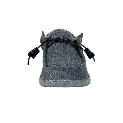 'Hey Dude' Men's Wally L Stretch - Steel -Hey Dude Shop opplanet hey dude wally l stretch mens steel 13 111163200 13 av 3 1024x1024@2x