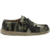 Hey Dude Men's Camo Wally Canvas Shoe