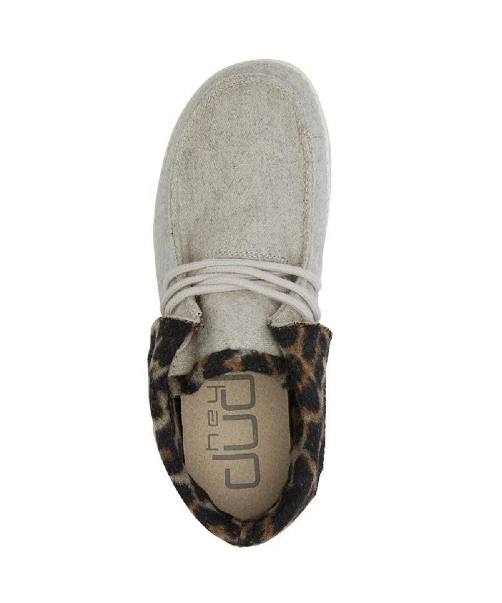 Hey Dude Women's Cream Cheetah Britt Shoe 2 Hey Dude Women's Cream Cheetah Britt Shoe - Image 2