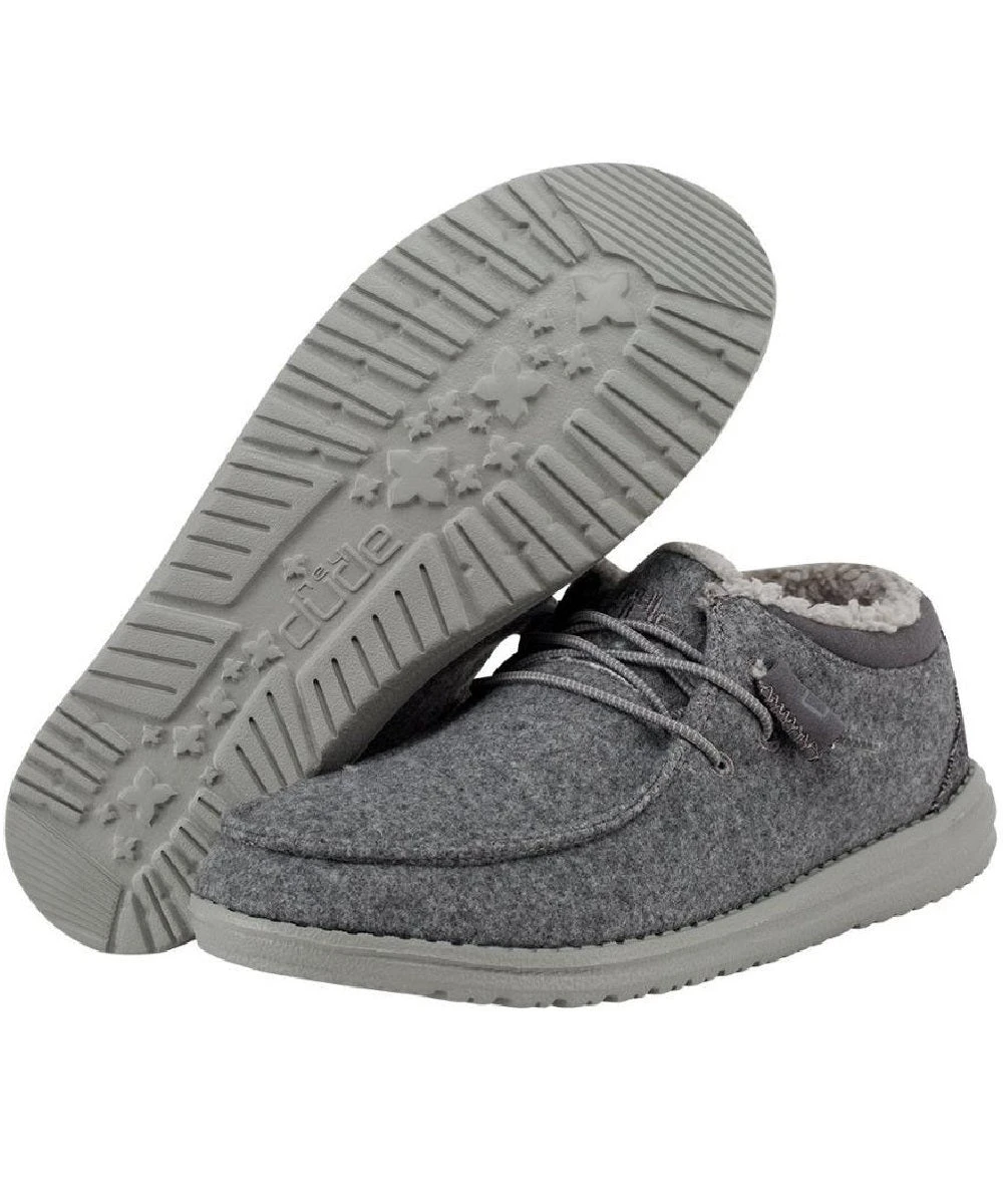 Hey Dude Women's Grey Cindy Shoe 2 Hey Dude Women's Grey Cindy Shoe - Image 2
