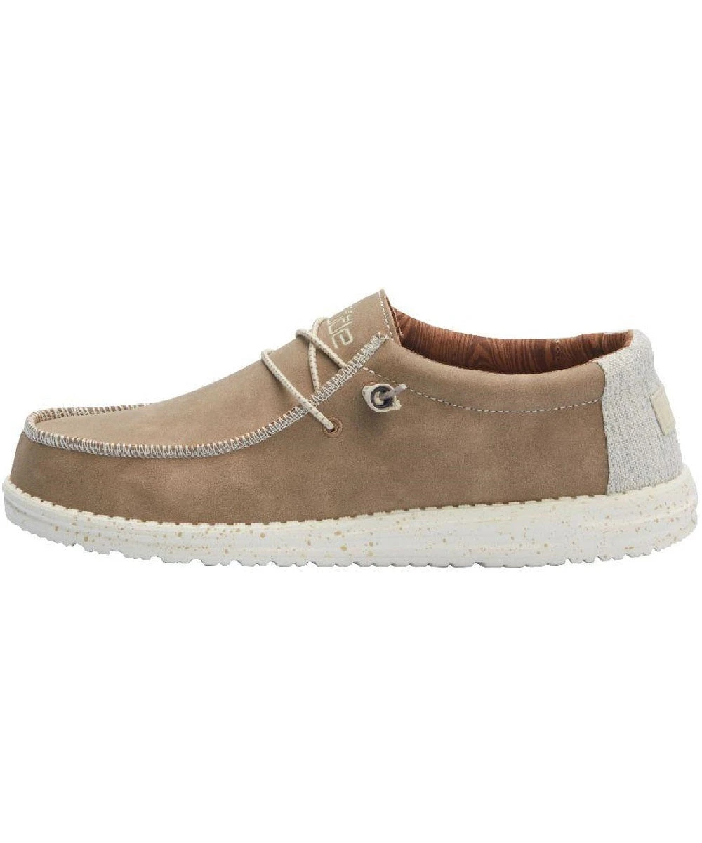 Hey Dude Men's Travertine Wally Recycled Leather Shoe 2 Hey Dude Men's Travertine Wally Recycled Leather Shoe - Image 2