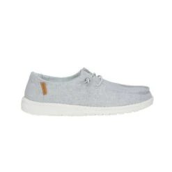 Hey Dude Ladies Wendy Linen Chambray Light Grey Shoes 121413058 -Hey Dude Shop s l1600 5