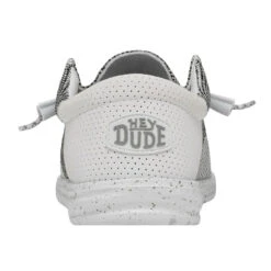 Hey Dude Men's Wally Tri Stone White Slip On Shoes 40037-1KA -Hey Dude Shop stonewhiteheel