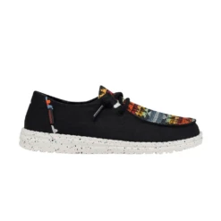 Hey Dude Ladies Wendy Boho Distressed Texacoco Black Shoes 121414689 -Hey Dude Shop wendybohoside