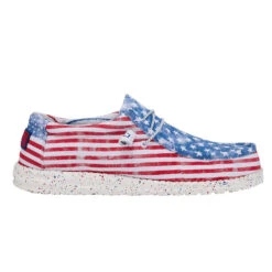 Hey Dude Men's Wally Stars N Stripes Shoes 150202699 8 Hey Dude Men's Wally Stars N Stripes Shoes 150202699 -Hey Dude Shop xcfgjftjufxr